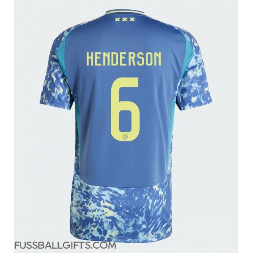 Ajax Jordan Henderson #6 Fußballbekleidung Auswärtstrikot 2024-25 Kurzarm